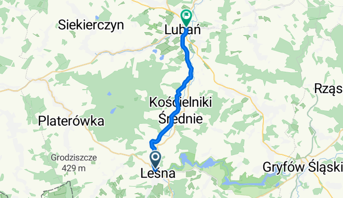 Droga Wojewódzka 358 49, Leśna do Garnniczna 2, Lubań