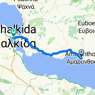 Iroon Polytechneiou, Amarynthos to Leoforos Voudouri 2–8, Chalkida