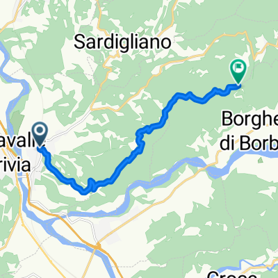 Da Piazza Risorgimento 8, Stazzano a Strada Vicinale della Madonna, Stazzano