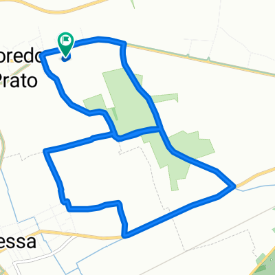 Moderate route in Colloredo di Prato