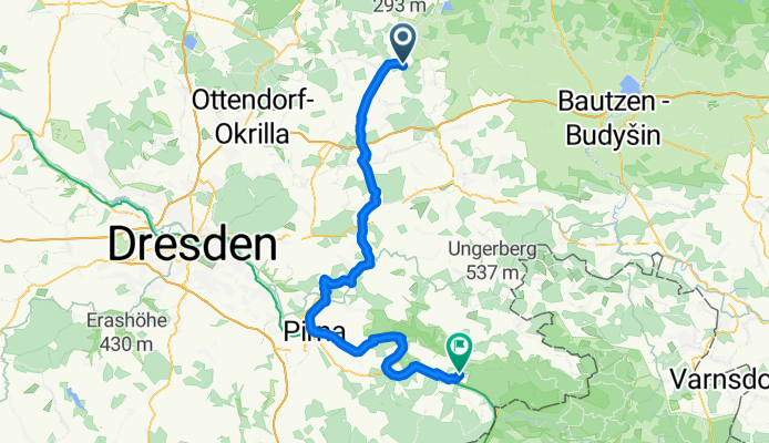 11. Etappe: Kamenz - Bad Schandau