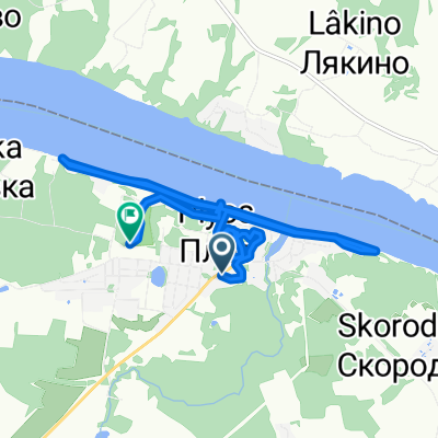 Restful route in Плес