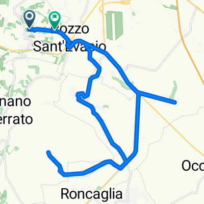 Giro a velocità lenta in San Giorgio Monferrato