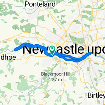 Restful route in Blaydon-On-Tyne