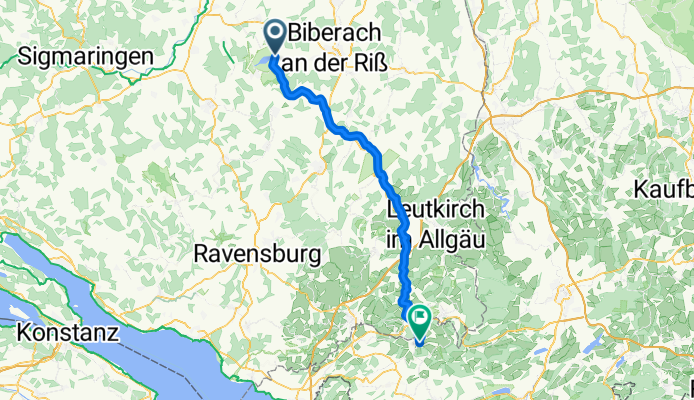 Biberacher Straße 8, Tiefenbach nach Sennereiweg, Gestratz