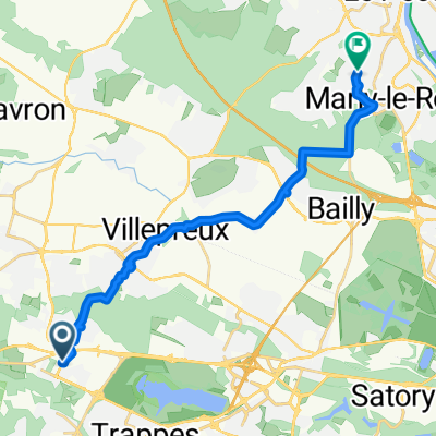 De Chemin de la Jarrie, Plaisir à 1–7 Rue de la Procession, Marly-le-Roi