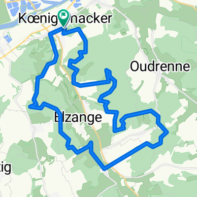 De Avenue du Père Scheil 1, Kœnigsmacker à Avenue du Père Scheil 1, Kœnigsmacker