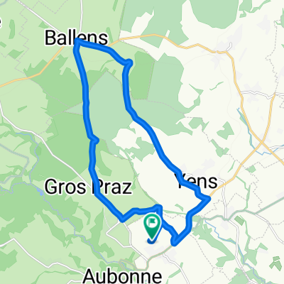 Restful route in Lavigny