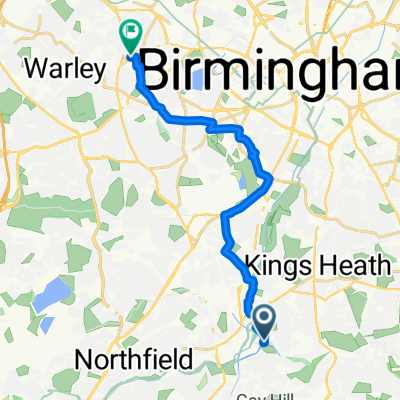 42 Towpath Way, Birmingham to 124–154 Waterloo Road, Birmingham