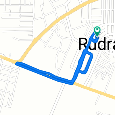 Moderate route in Rudrapur