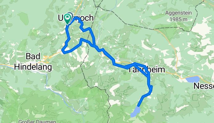 Ober/ Unterjoch/ Vilsalpsee