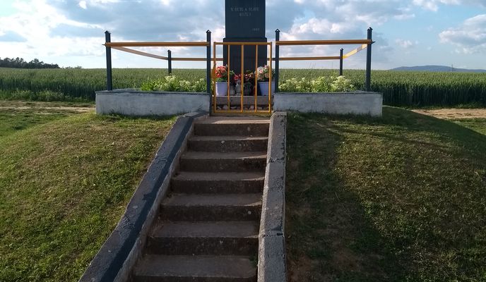 Foto 1 der Bikemap-Route "ku krížu ďalej sa na na Dvorec dobrá aj na beh"