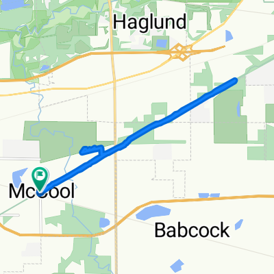 2467 McCool Rd, Portage to 2452 McCool Rd, Portage