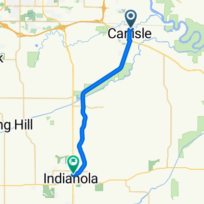 601–699 Garfield St, Carlisle to 602 N Jefferson Way, Indianola