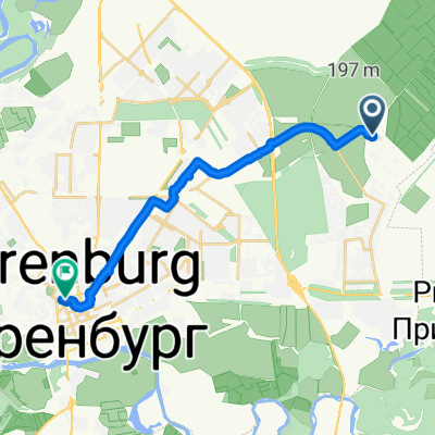 Restful route in Оренбург