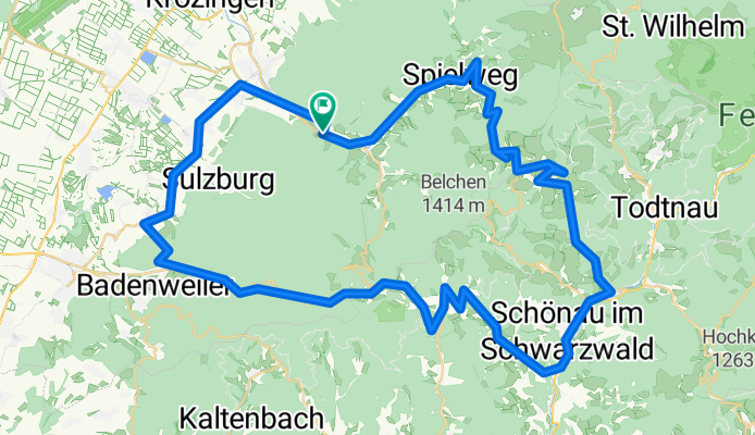 Münstertal, Belchen, Kreuzweg