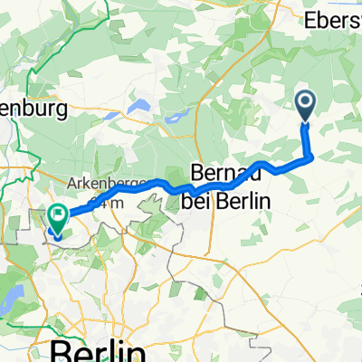 Dorfstraße 26, Sydower Fließ nach Clara-Zetkin-Straße 69A, Glienicke/Nordbahn