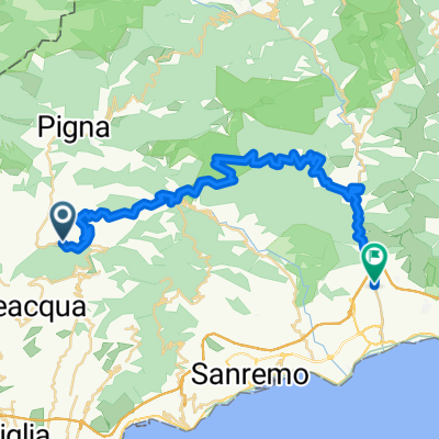 Da SP63 26, Apricale a Taggia