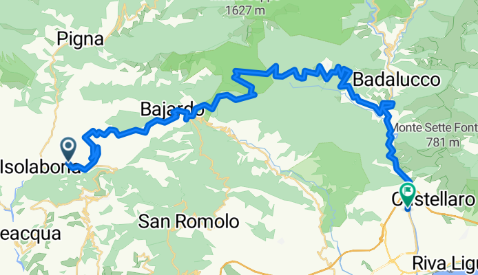 Da SP63 26, Apricale a Taggia