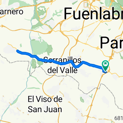 De Avenida de Carlos I 32, Torrejón de la Calzada a Avenida de Carlos I 32, Torrejón de la Calzada