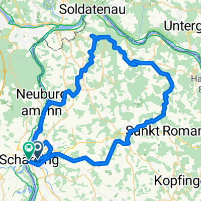 SD1 Schärding-Brunnenthal-Wernstein-Schardenberg-Freinberg-Esternberg-Münzkirchen-Rainbach-Schärding