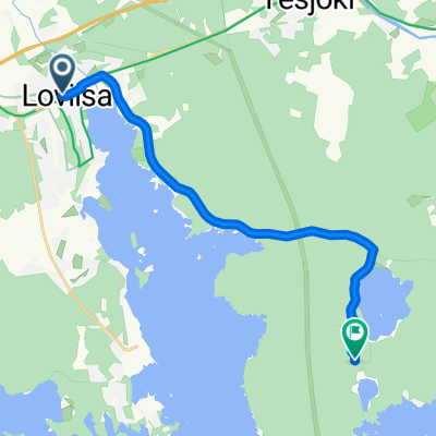 Mannerheiminkatu 4, Loviisa to Lappomjärventie 248–262, Loviisa
