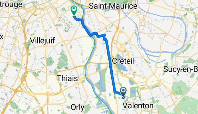 De 22 Rue de la Sablonnière, Villeneuve-Saint-Georges à 23 Rue Ernest Renan, Ivry-sur-Seine