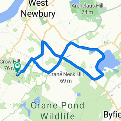 Moderate route in West Newbury