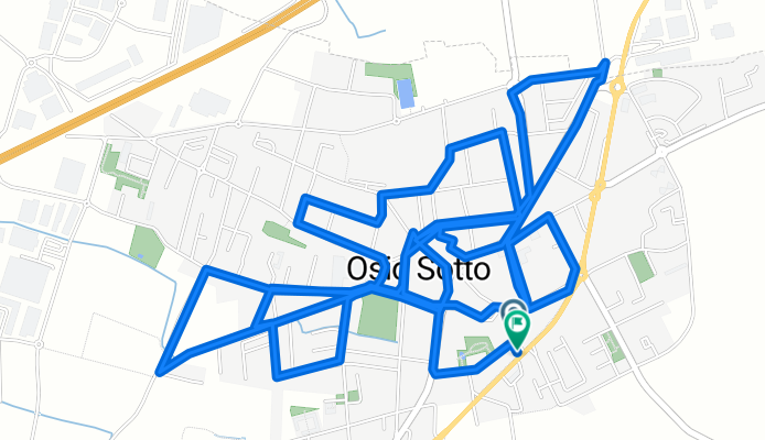 Giro a velocità costante in Osio Sotto
