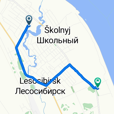 Restful route in Лесосибирск