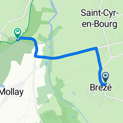 Restful route in Artannes-sur-Thouet