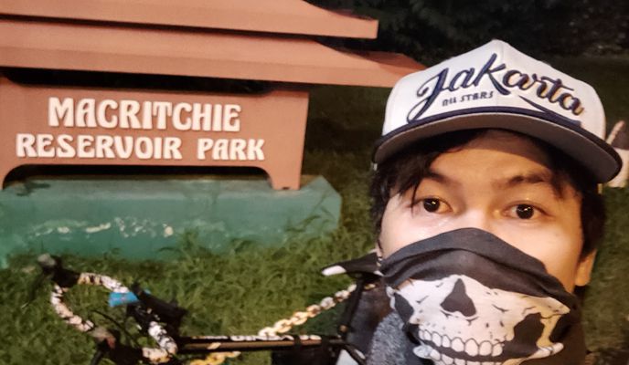 Photo 1 of the Bikemap route "Mac Ritchie Road, Singapore to Pasir Ris Street 72 25, Singapore"