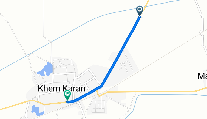 Restful route in Khemkaran
