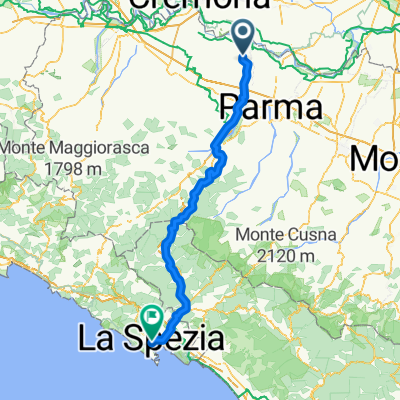 Da Strada Vallenga 1, San secondo parmense a Viale Italia, La Spezia