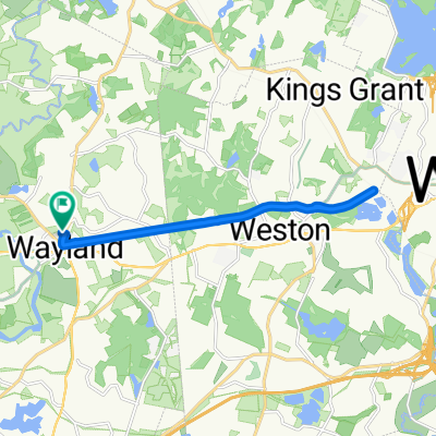 18 Concord Rd, Wayland to 18 Concord Rd, Wayland