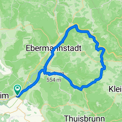 Forchheim - Muggendorf - hängender Stein