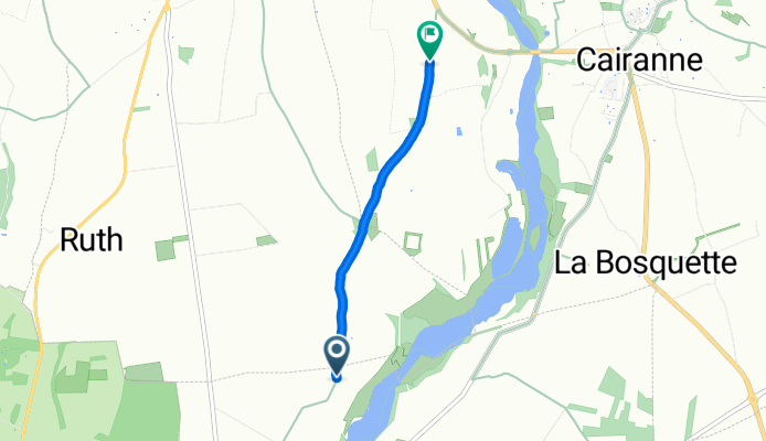 Relaxed route in Cairanne