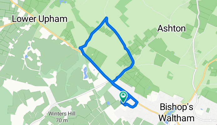 Albany Drive 2, Bishop's Waltham to Albany Road 2, Bishop's Waltham