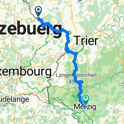 K92 22, Wallendorf to Kapellenstraße 49, Merzig