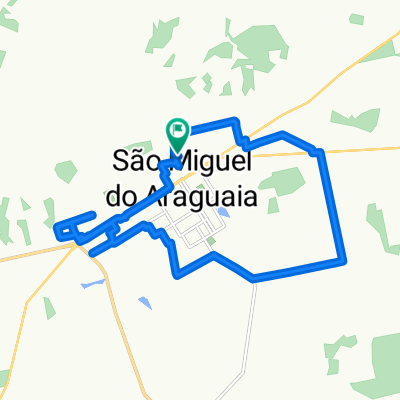 De Rua Maria B Soares, 1–87, São Miguel do Araguaia a Rua Maria B Soares, 1–87, São Miguel do Araguaia