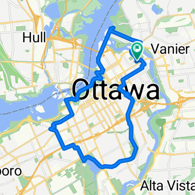 Slow ride in Ottawa