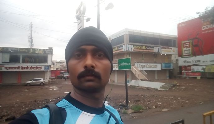 Foto 1 der Bikemap-Route "Late Vishnu Sitaram Chitale Path 1161-4, Pune to Rahul Theatre, Pune"