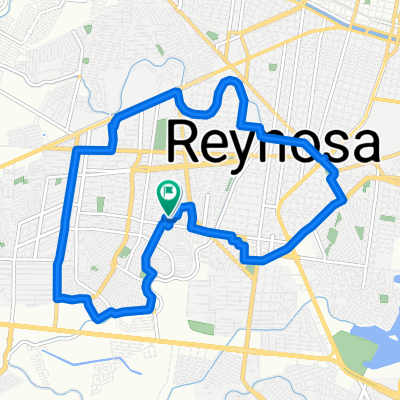 De Calle Las Vegas Ote 327–328, Reynosa a Calle Lima 320, Reynosa