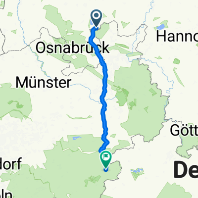 Mittelort 1, Quernheim to Nuhnestraße 2–4, Winterberg