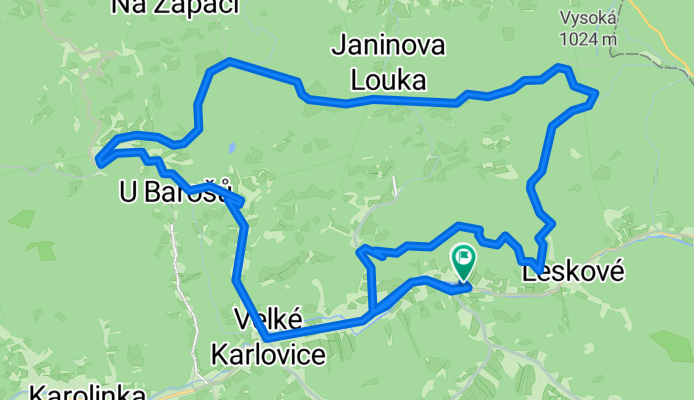 Velké Karlovice Radfahren