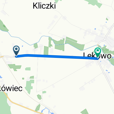 Supersonic route in Lekowo