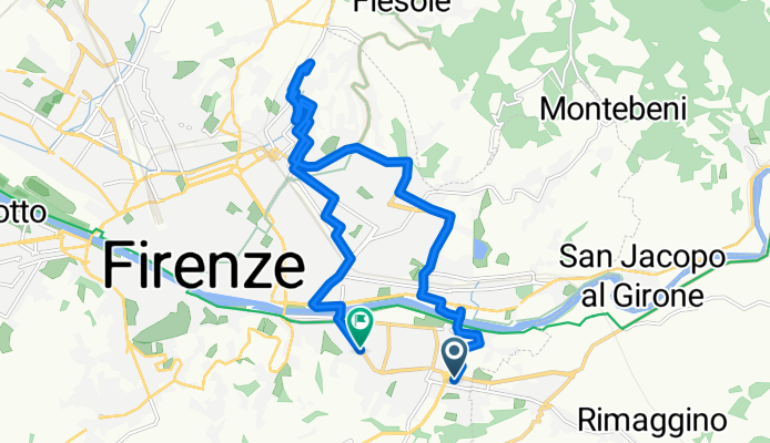 Via Spagna 3, Firenze to Viale Donato Giannotti 3402, Firenze