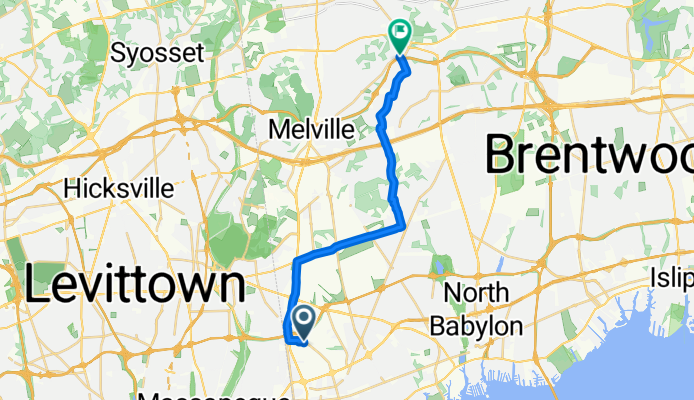 Relaxed route in Dix Hills