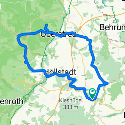 Saal-Bastheim-Birkighütte-Waltershausen ca 50 km