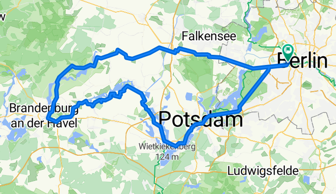 Brandenburg mit Havelradweg